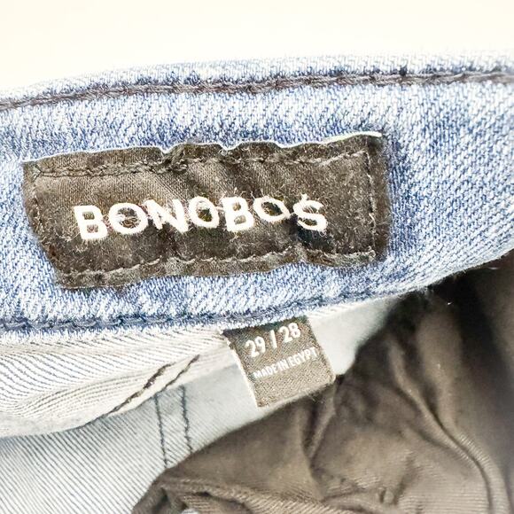 Bonobos Men's Slim Taper Light Wash Denim Jean Pants Stretch Soft Size 29 x 28 - Picture 6 of 8
